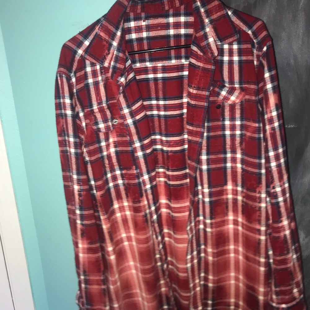 Bleached flannel
